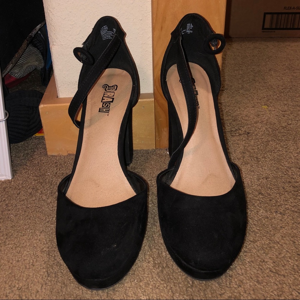 Pair of 3” black heels